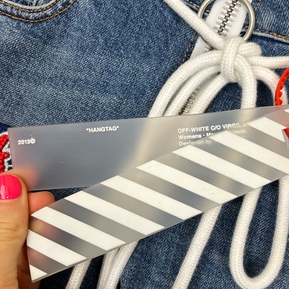 NWT Deadstock Off-White 2013 Global Warming Flare Jeans Sz 25 - Picture 9 of 16